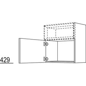 Nobilia Wandschrank fuer Regaleinsatz Case WCO40-1 32828