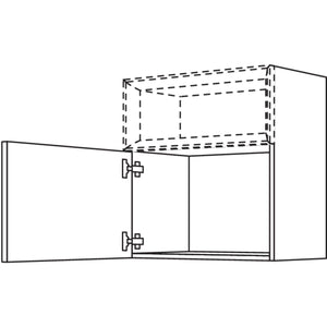 Nobilia Wandschrank fuer Regaleinsatz Case WCO50-1 32830