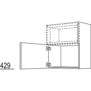 Nobilia Wandschrank fuer Regaleinsatz Case WCO45-2 42053