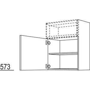 Nobilia Wandschrank fuer Regaleinsatz Case WCO45-3 51035