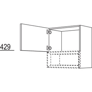 Nobilia Wandschrank fuer Regaleinsatz Case WCU30-1 32822