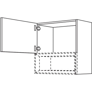 Nobilia Wandschrank fuer Regaleinsatz Case WCU45-1 32824