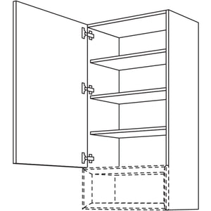 Nobilia Wandschrank fuer Regaleinsatz Case WCU60-130 25212