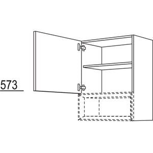 Nobilia Wandschrank fuer Regaleinsatz Case WCU40-3 51018