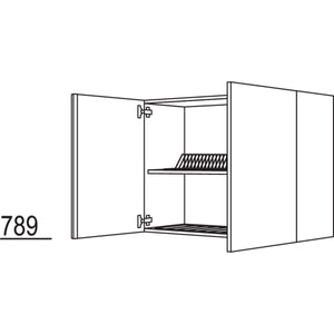 Nobilia Wandschrank mit Abtropfgitter WAG90-2 42039