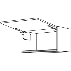 Nobilia Wandschrank mit Klappe NWK80-36 63808