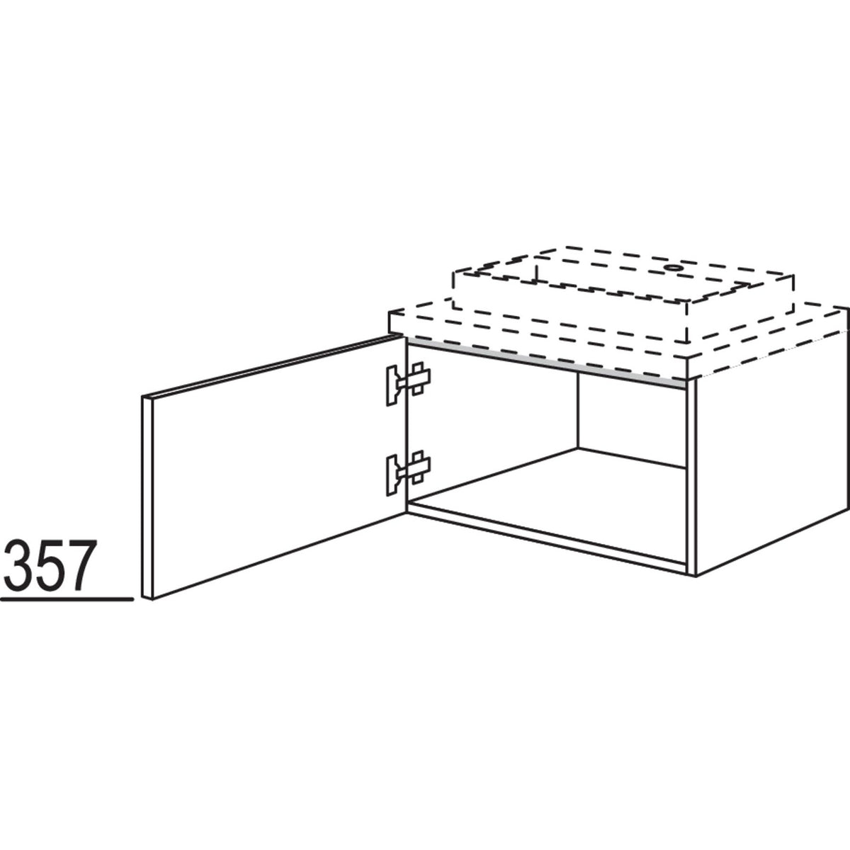 nobilia Waschtischschrank BW60-36 2710