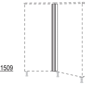 Nobilia Winkelpassstueck 135-- variabel HPE135-V 24753