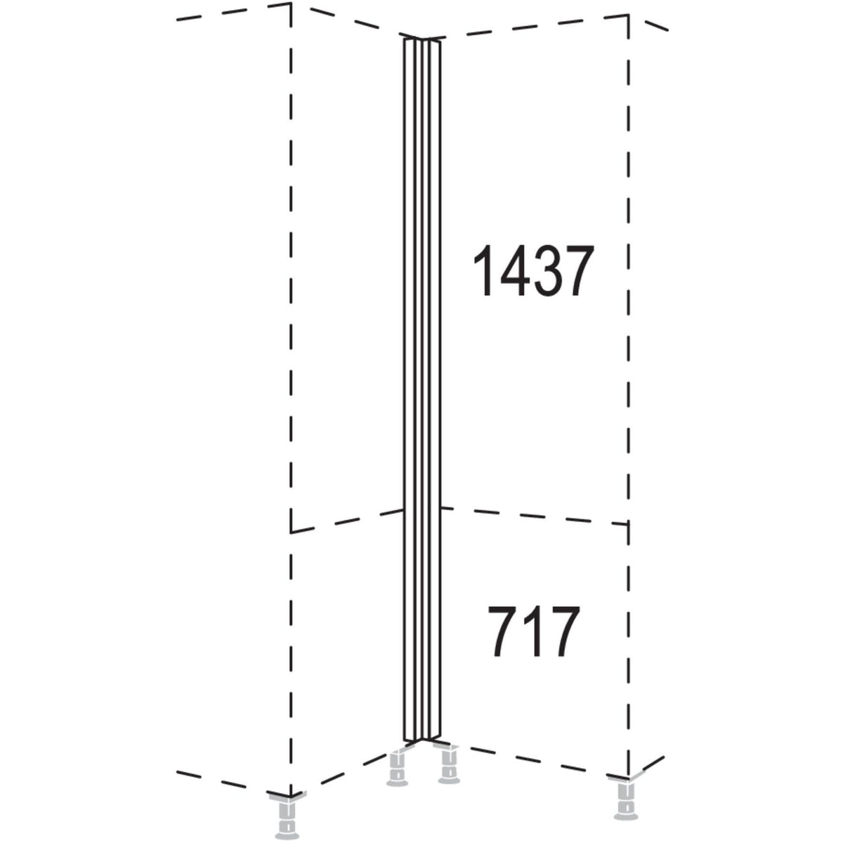 Nobilia Winkelpassstueck HPE-3 45479