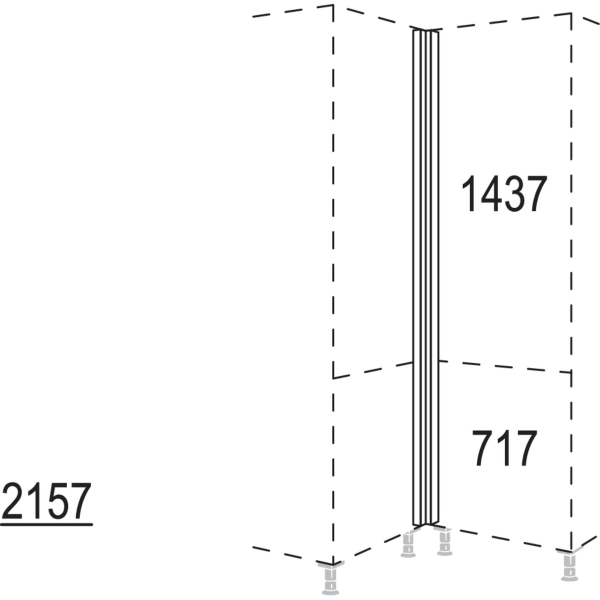 Nobilia Winkelpassstueck NHPE-3 47443