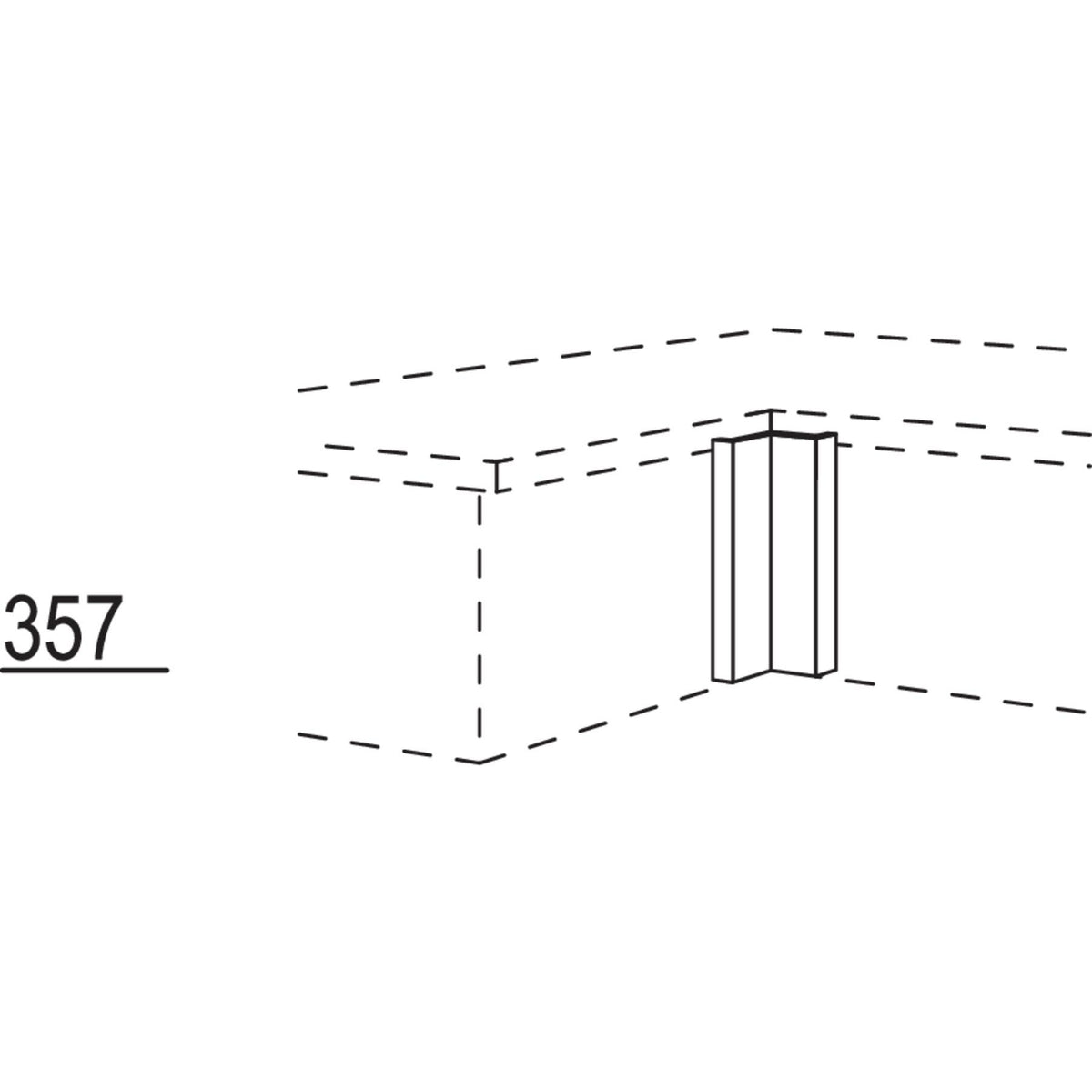 Nobilia Winkelpassstueck UPE-36 36176
