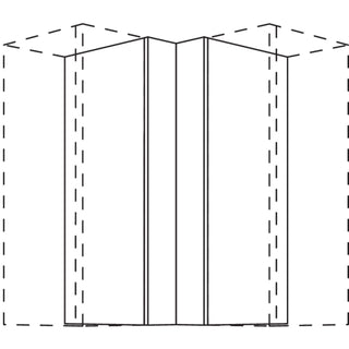 nobilia pieza de esquina WPE45-2 45 cm - Look | 099