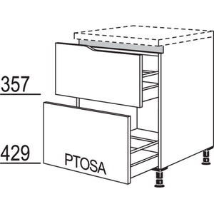 nobilia XL-Abschluss-Auszugschrank Curve LU2AAC90-X 55643