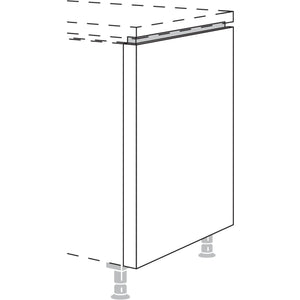 Nobilia XL-Abschluss-Frontwange NUWF50-60-X 57951