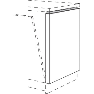 Nobilia XL-Abschluss-Frontwange fuer vollintegrierte Geschirrspueler am Zeilenende NUWFG50-60-X 57953
