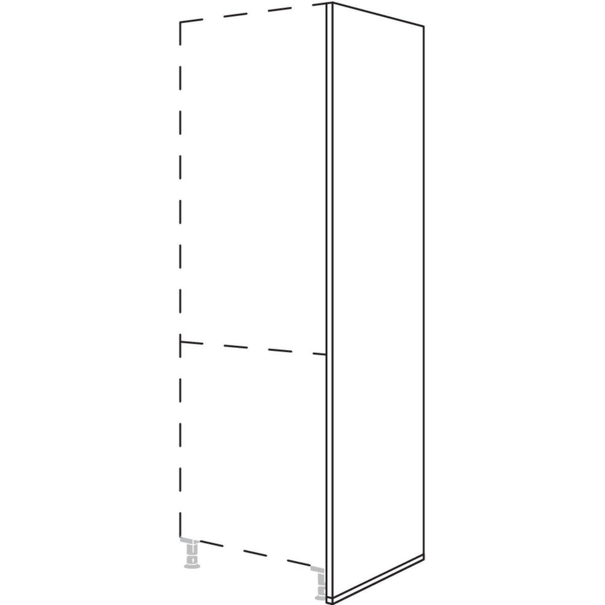 Nobilia XL-Abschlusswange HWAV50-1X 50324
