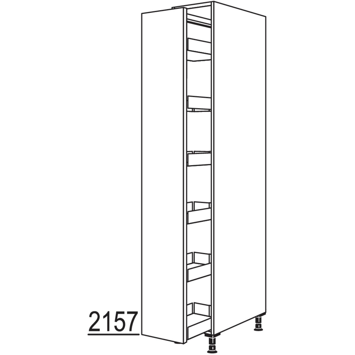 nobilia XL-Apothekerschrank HAF40-2X 41220