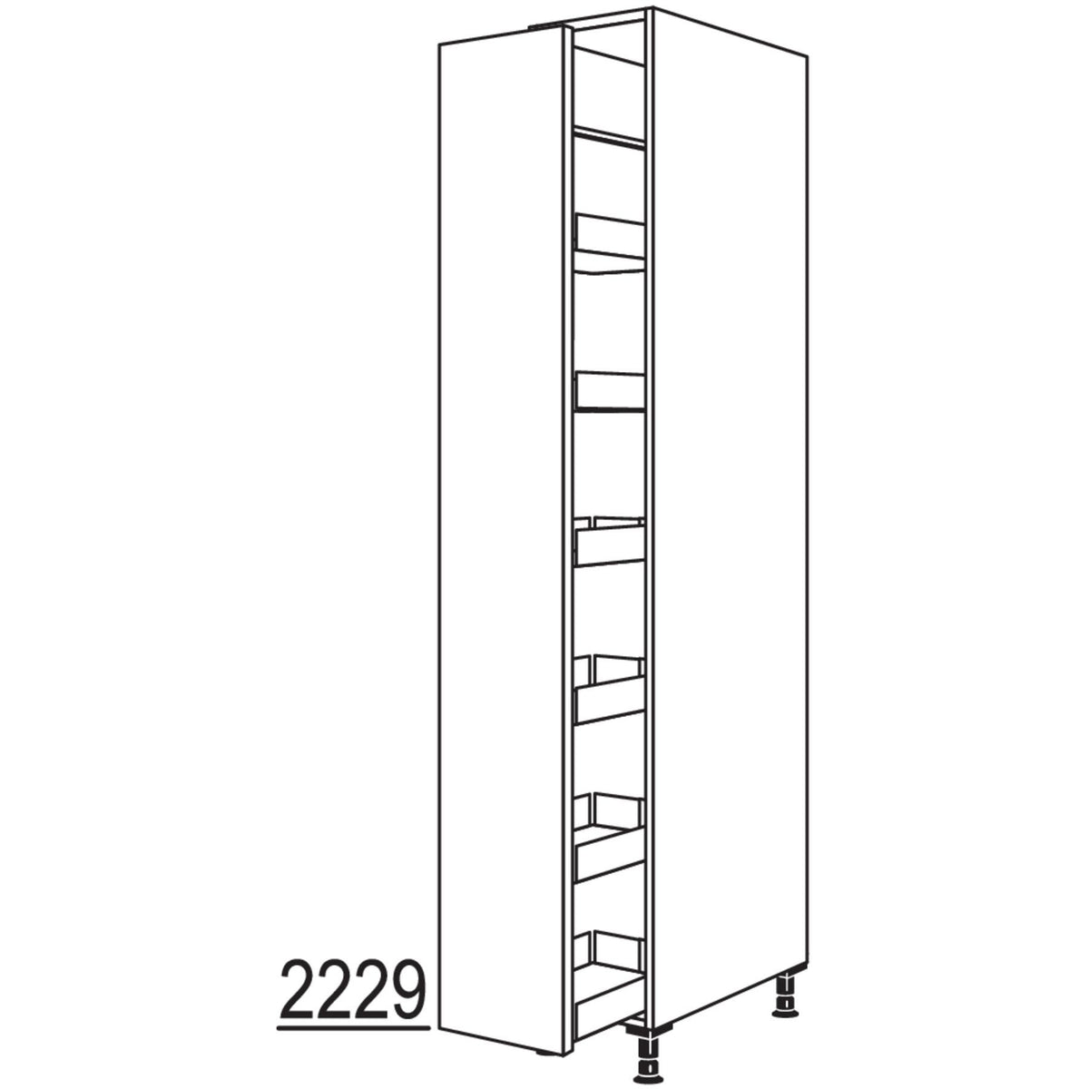 nobilia XL-Apothekerschrank HAF40-3X 53229