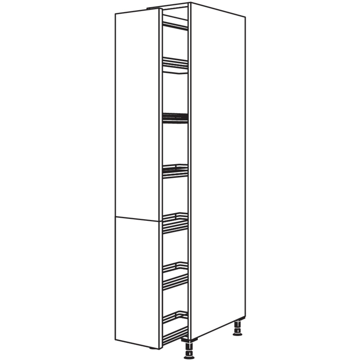 Nobilia XL-Apothekerschrank HDA40-1X 31274