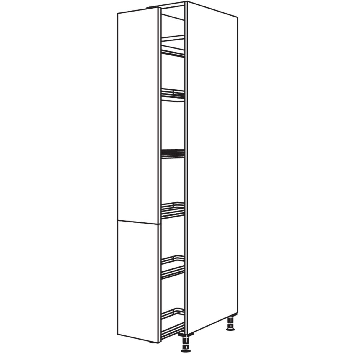 Nobilia XL-Apothekerschrank HDA30-3X 51273