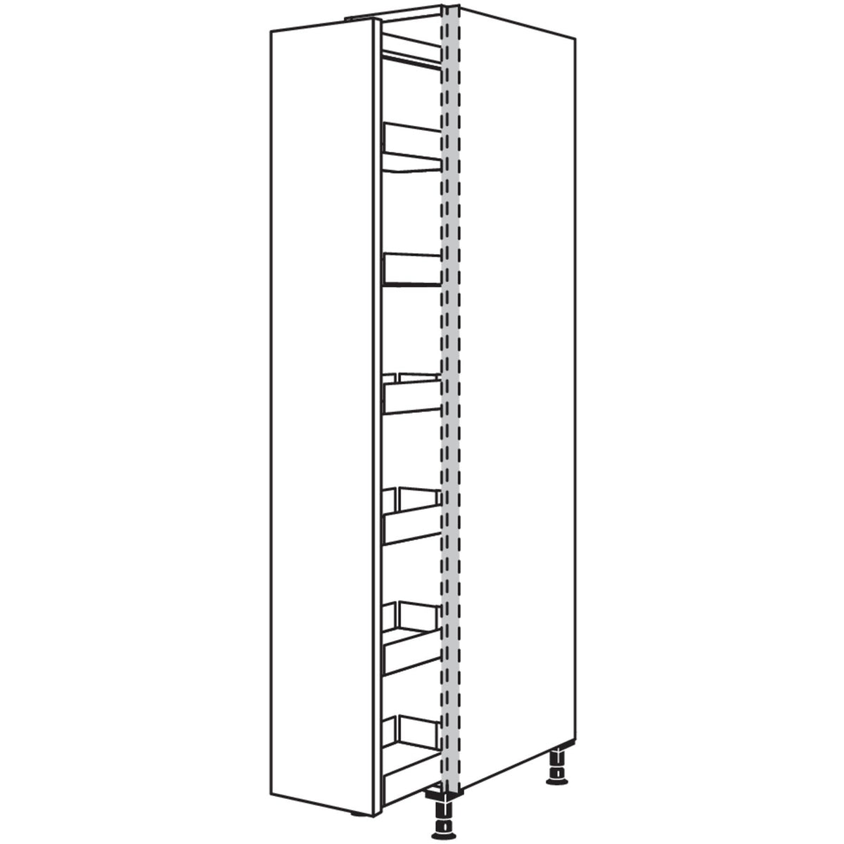 nobilia XL-Apothekerschrank NHSAF30-1X 34952