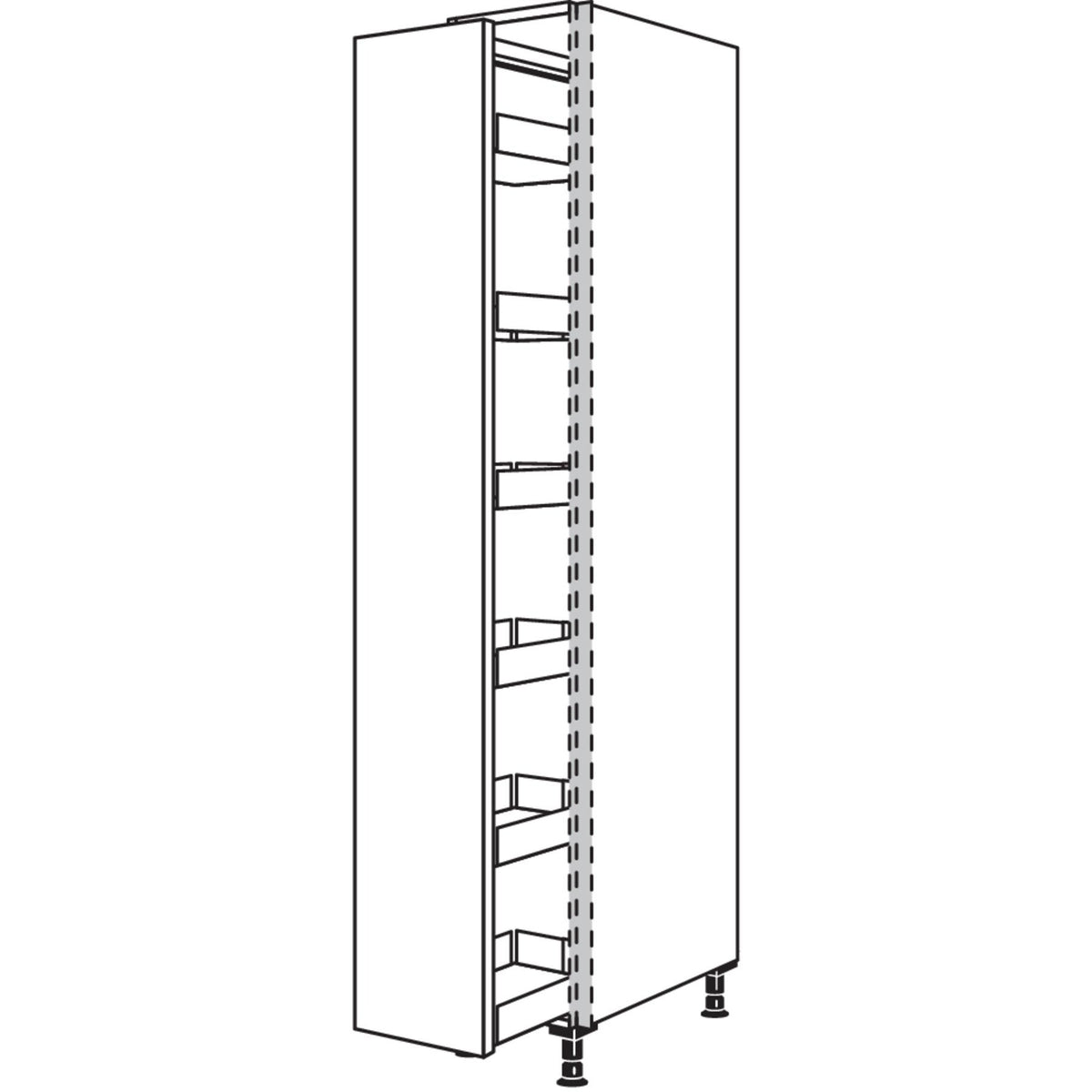 nobilia XL-Apothekerschrank NHSAF40-2X 45953