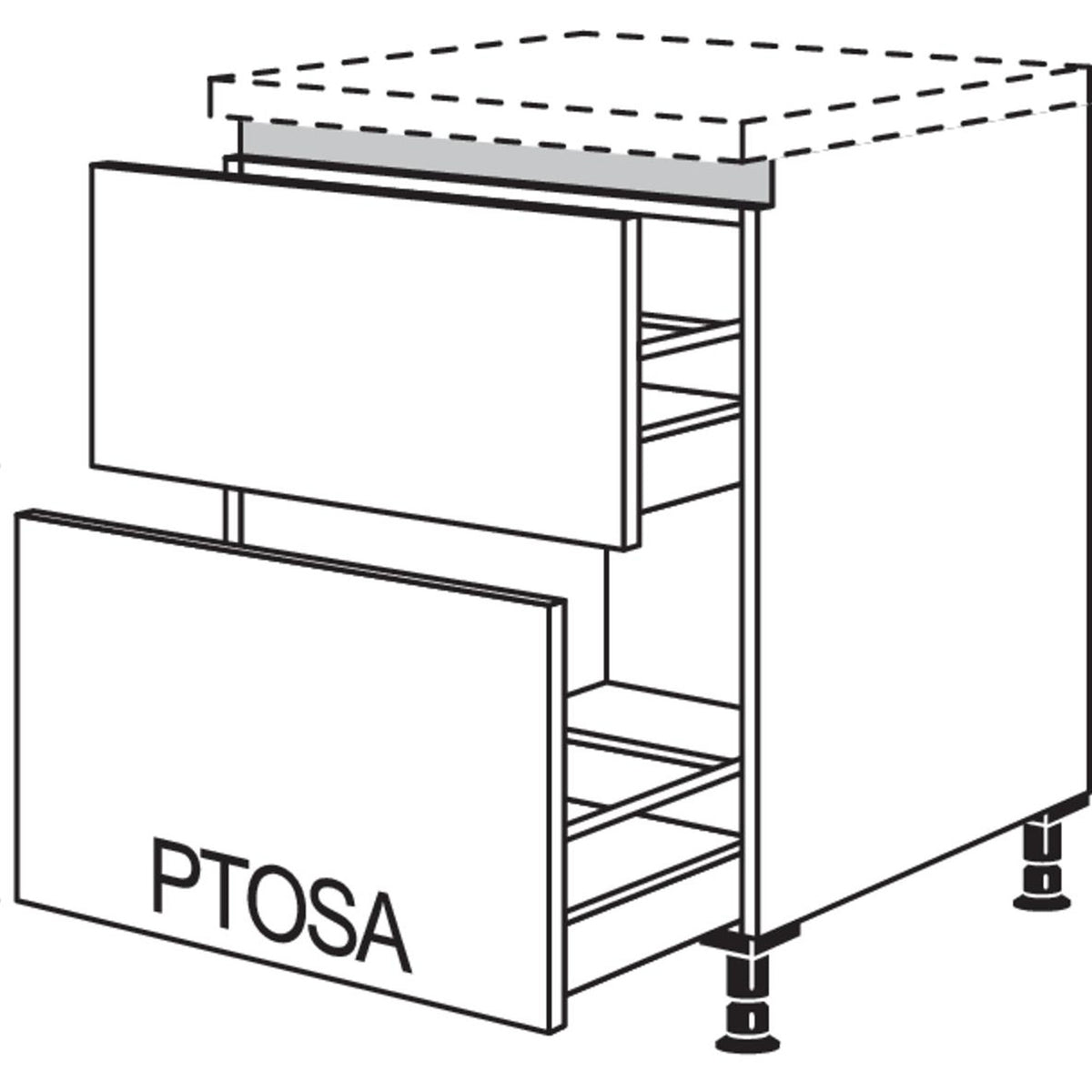 nobilia XL-Auszugschrank LU2A120-X 55638