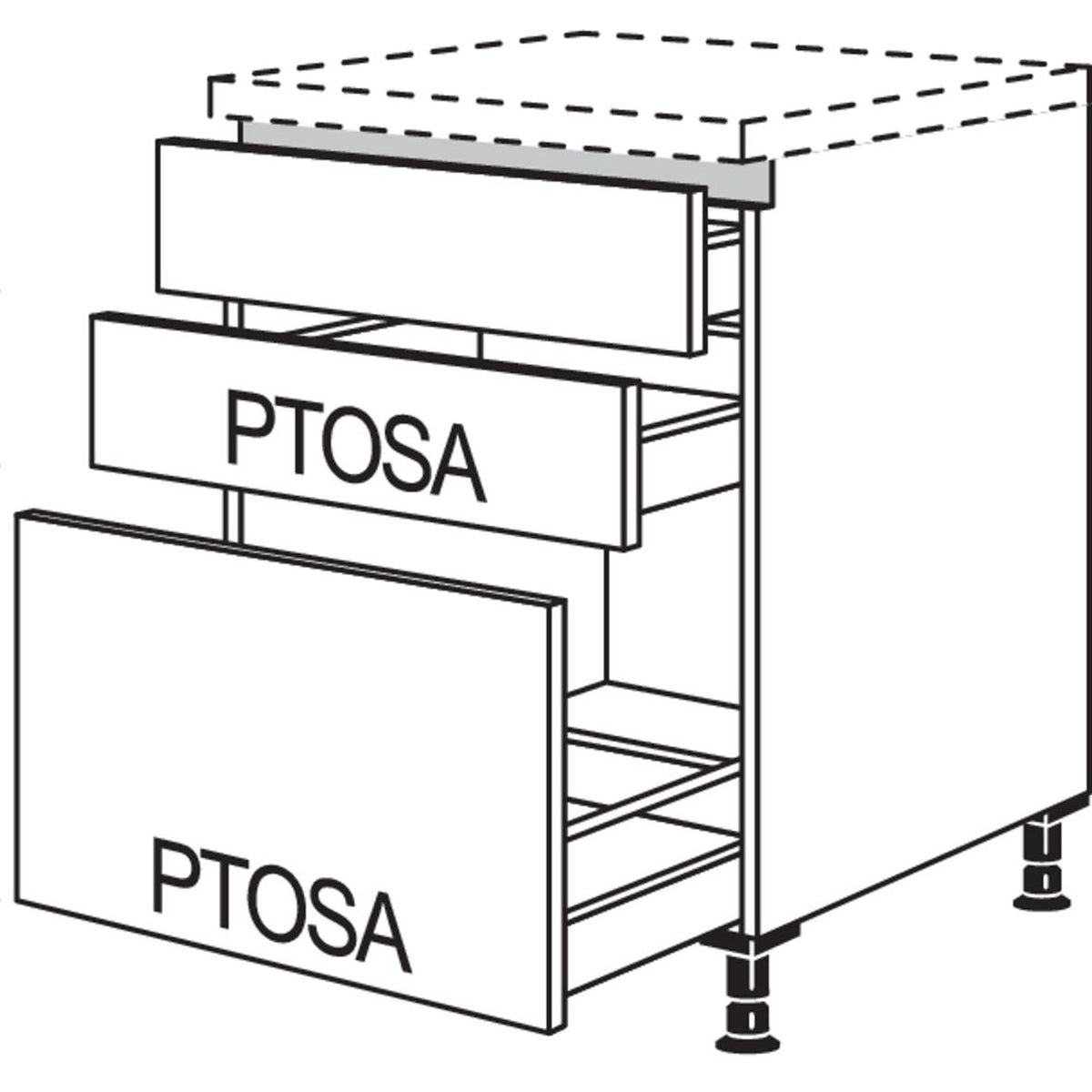 nobilia XL-Auszugschrank LU2SA90-X 55606