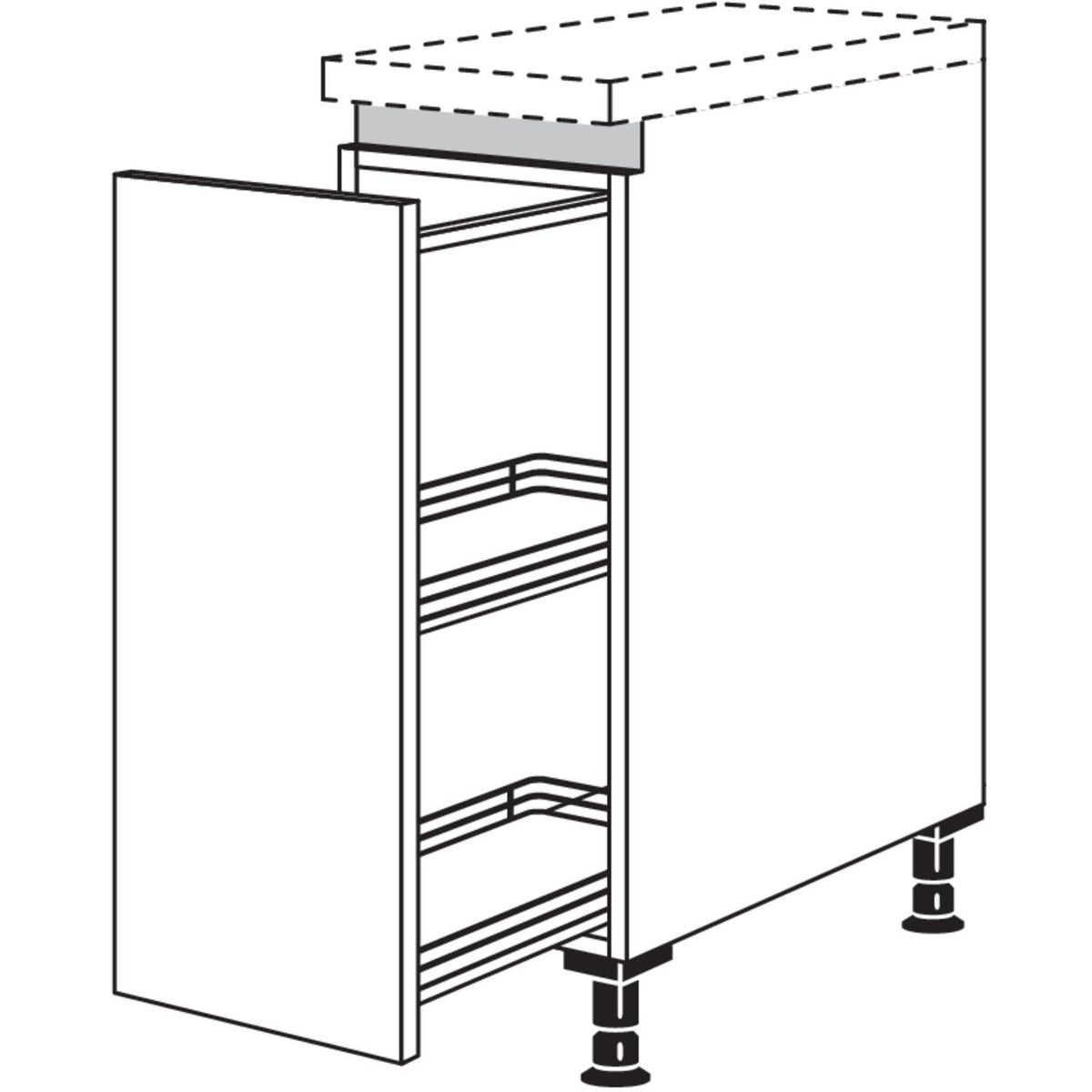 Nobilia XL-Auszugschrank NUAM20-X 58020
