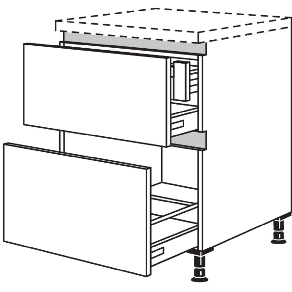 Nobilia XL-Auszugschrank NUI2A50-X 56545
