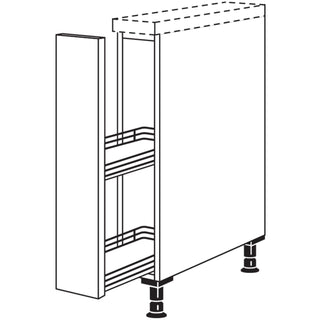nobilia XL-Auszugschrank UA15-X 15 cm - Look | 099