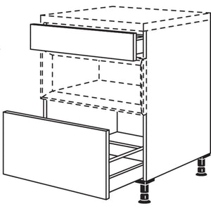 nobilia XL-Auszugschrank fuer Regaleinsatz Case USAC120-X 37225