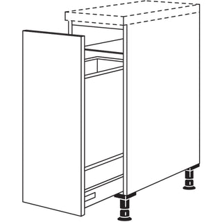 nobilia XL pull-out cabinet with recycling collector UDAWS30-X 30 cm - Look | 099