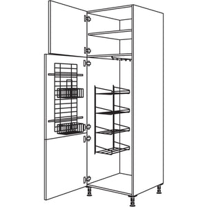 Nobilia XL-Besen-- Geraeteschrank HB60-2X 40230