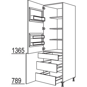 nobilia XL-Breakfastschrank BKFSTI2A50-2X 40152