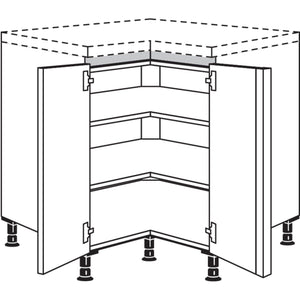 Nobilia XL-Eckschrank NUET92-X 55293
