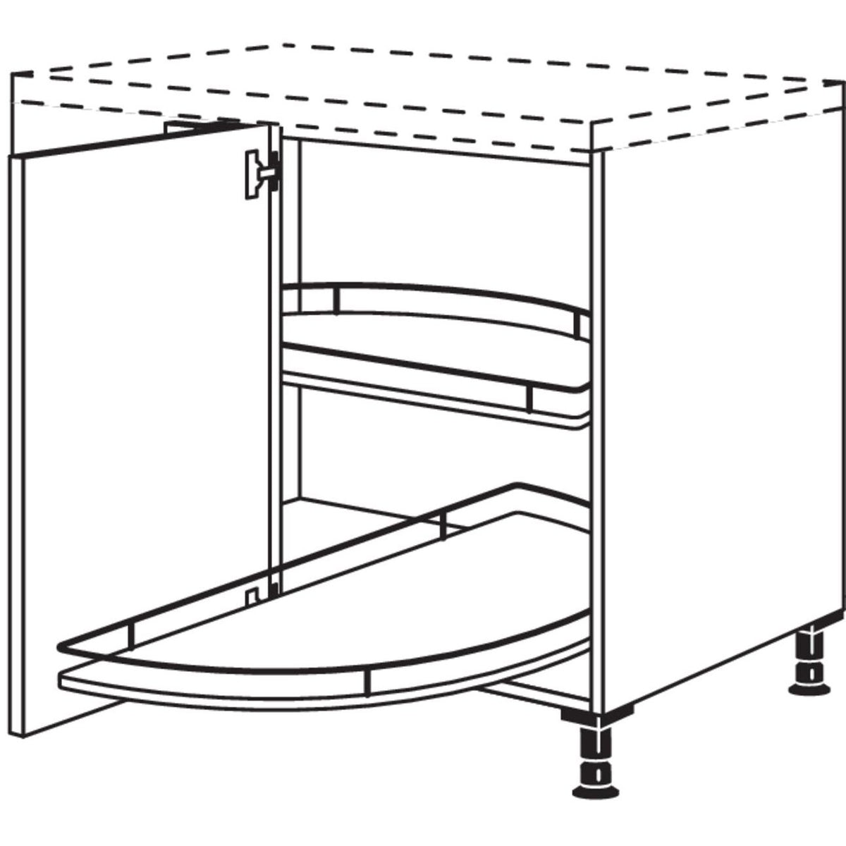Nobilia XL-Eckschrank UEDBD100-60-X 37088