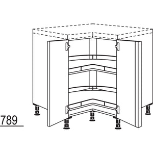 Nobilia XL-Eckschrank UEDTK90-X 37289