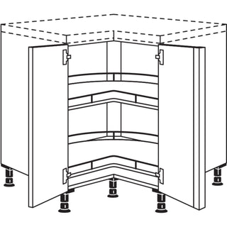 nobilia XL-Eckschrank UEDTK80-X 80 cm - Look | 099