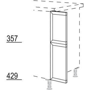 Nobilia XL-Frontpassstueck in geteilter Optik UPF-VD2A20-X 35116