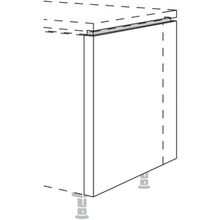 nobilia XL front panel for room planning NUWFR50-106-X - Structura | 382