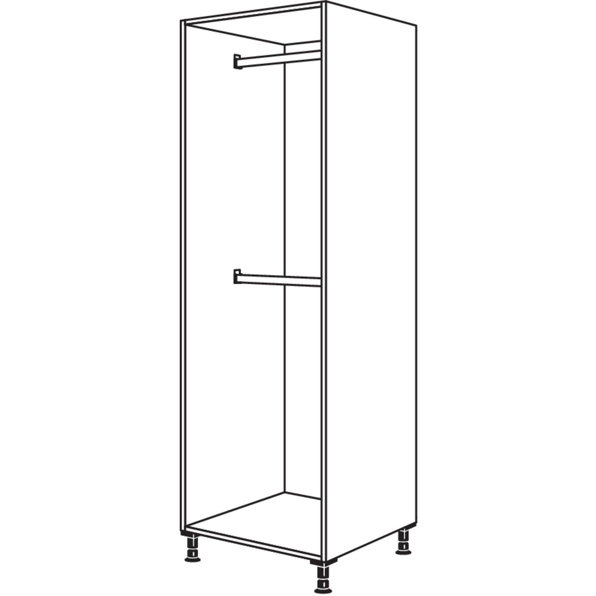 Nobilia XL-Garderobenschrank HWG2O60-1X 32204