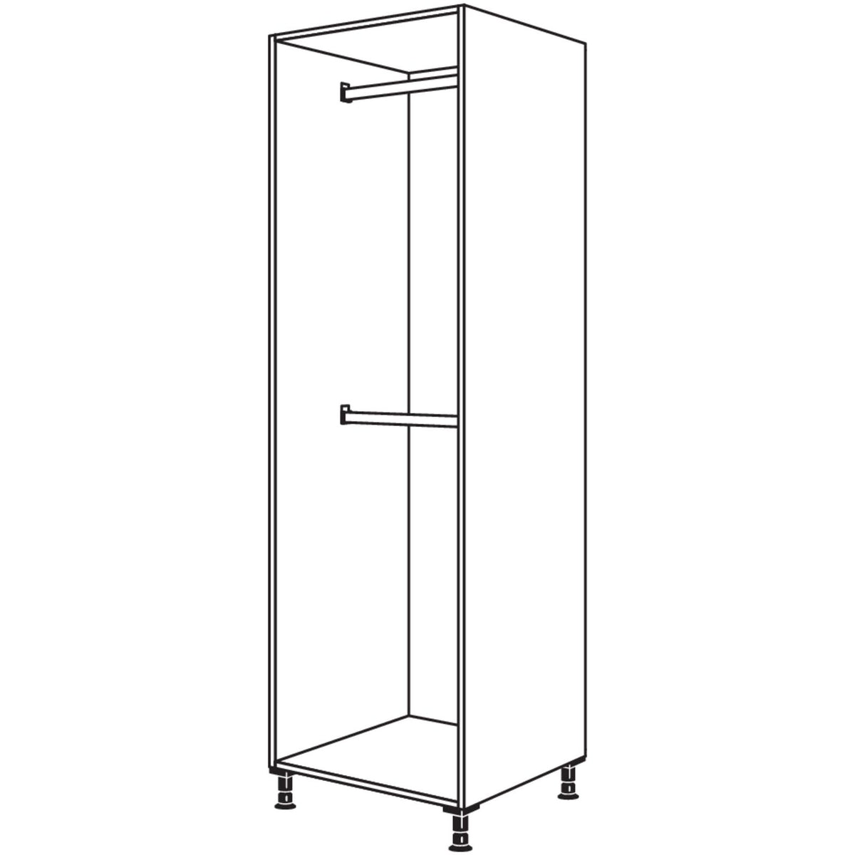 Nobilia XL-Garderobenschrank HWG2O40-3X 52203