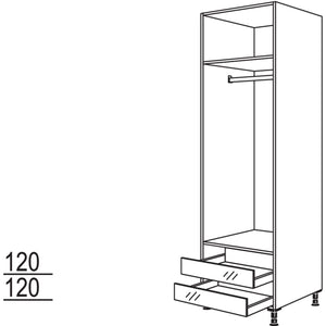 Nobilia XL-Garderobenschrank HWGAO40-3X 52205