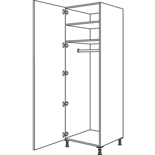 nobilia XL wardrobe cabinet HWGF60-2X 60 cm - Natura | 157