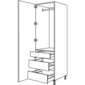 nobilia XL-Garderobenschrank HWGIAF40-2X 40285