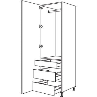 nobilia XL-garderobekast HWGIAF40-3X 40 cm - Riva | 371