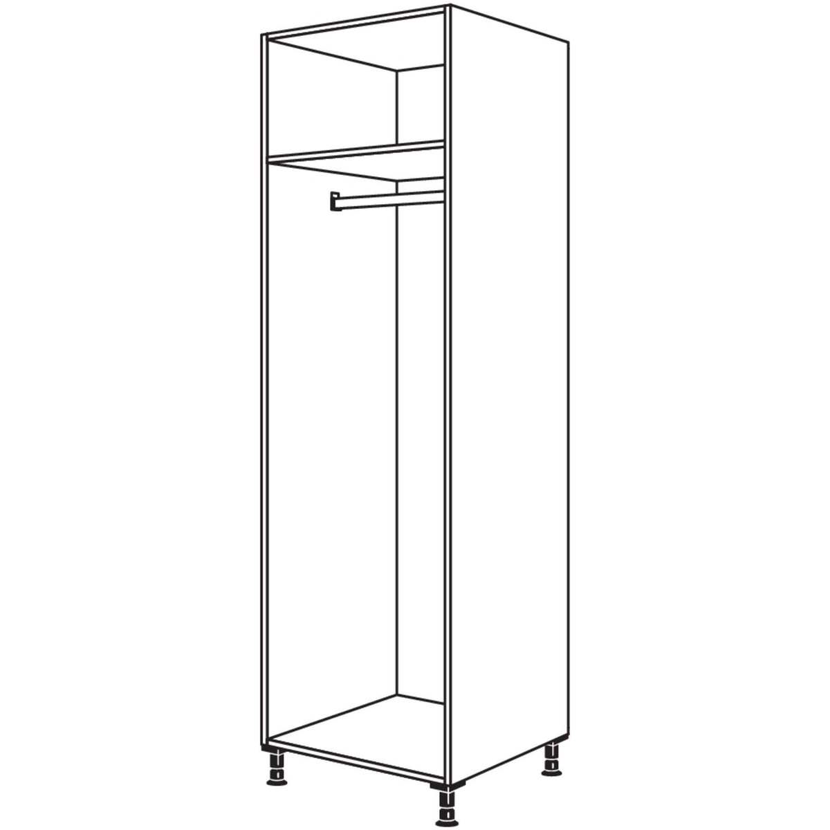Nobilia XL-Garderobenschrank HWGO40-3X 52201