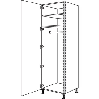 nobilia Armario de entrada XL NHSWGF60-2X 60 cm - Look | 099