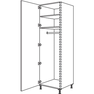 nobilia XL-Garderobenschrank NHSWGF40-3X 56957